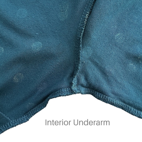 BODEN | NWOT ROSALIE TWIST FRONT JERSEY DRESS POLKA DOT DARK GREEN | 2 PETITE - Picture 6 of 10